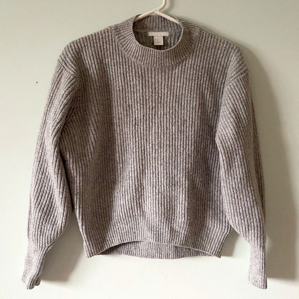 Chunky knit sweater